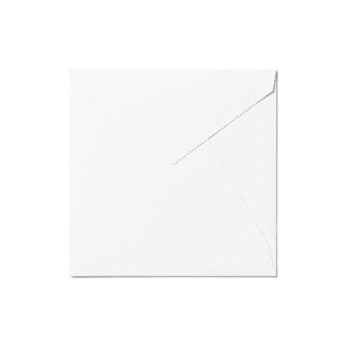Close Pointed Flap Square Envelope (165x165mm) White