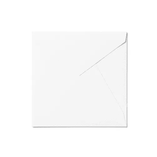 Close Pointed Flap Square Envelope (165x165mm) White