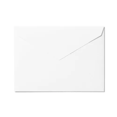 Pointed Flap A7 Envelope (133x184mm) White