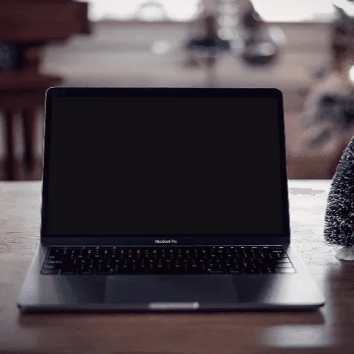 Macbook Pro Mockup w/Airpods