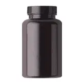 Amber Plastic Pill Bottle