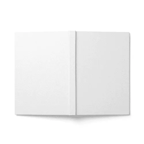 Back of Hard Cover Book