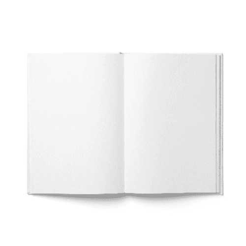 Hard Cover Book Open