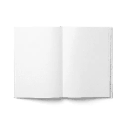 Hard Cover Book Open