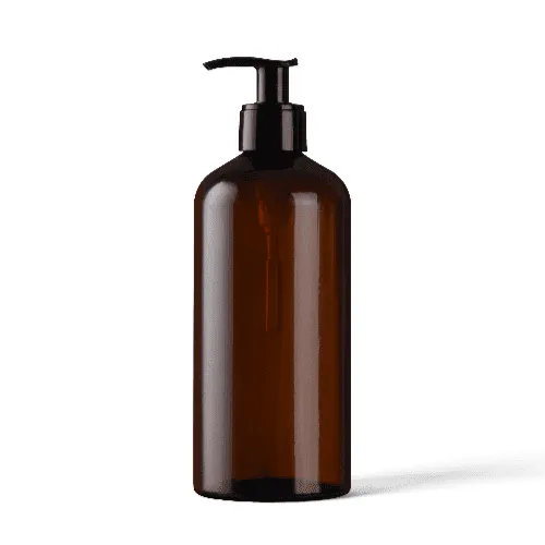 Amber Big Pump Bottle Mockup