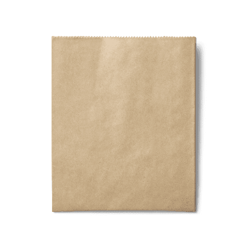 Top Kraft Paper Food Bag Mockup