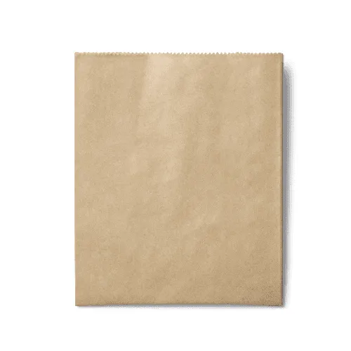 Top Kraft Paper Food Bag Mockup