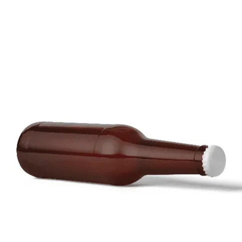 Side Beer Bottle Mockup