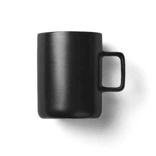 Top Black Mug Mockup