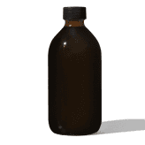 Top Amber Bottle Mockup