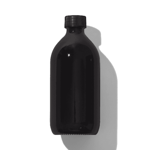 Dark Amber Bottle Mockup