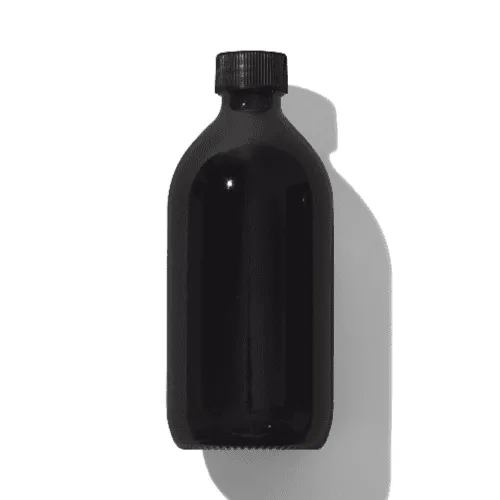 Dark Amber Bottle Mockup