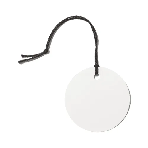 White Rounded Label Mockup