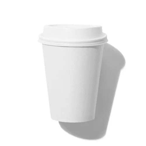 White Paper Cup Mockup (12 oz)