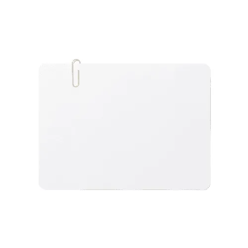 Card with Paperclip Mockup