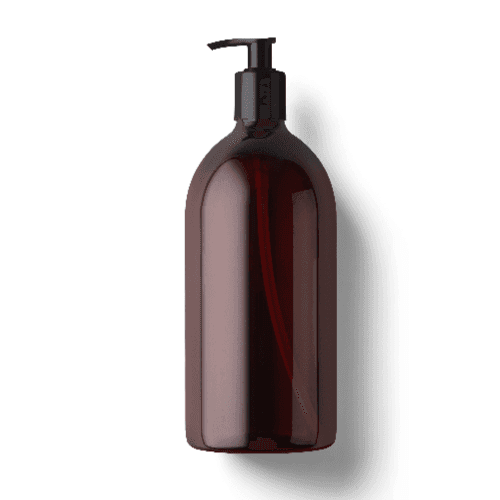 Pump Bottle Mockup (500 ml) Up Side View