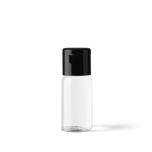Small Plastic Bottle Mockup Front View
