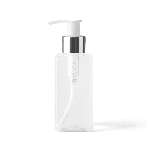 Transparent Pump Bottle Mockup