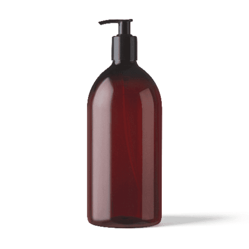 Round Pump Bottle Mockup