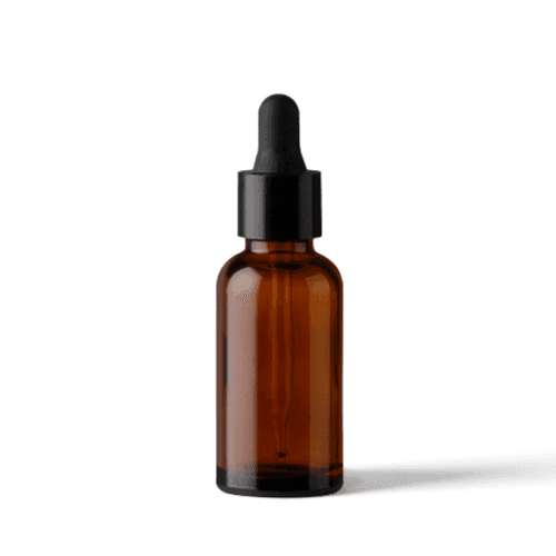 Amber Dropper Bottle Mockup