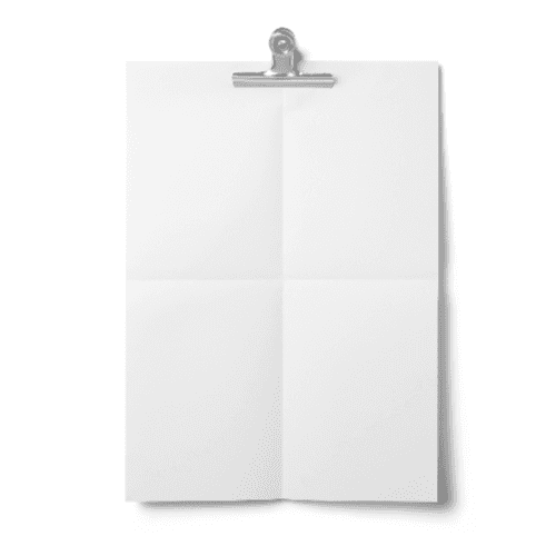 Hanging Folded Paper Mockup