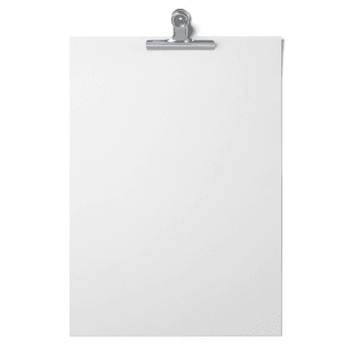 Hanging A4 Paper Mockup