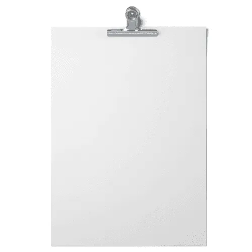 Hanging A4 Paper Mockup