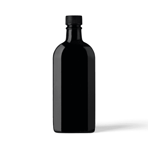 Dark Glass Bottle Mockup