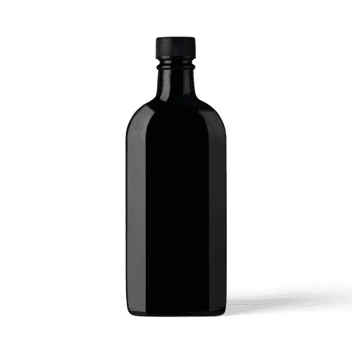 Dark Glass Bottle Mockup