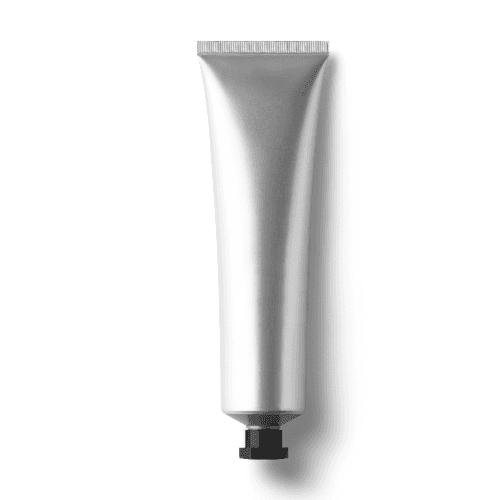 Metallic Cream Tube Mockup