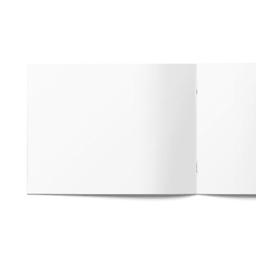 Magazine Mockup (19x14,5 cm) Mockup (Open Cover)