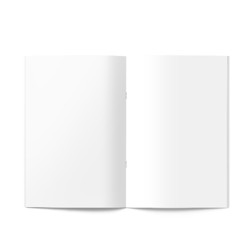 (19x28,8 cm) Open Cover Magazine Mockup