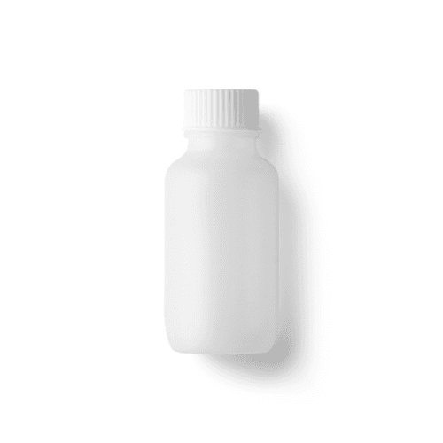 White Plastic Lid  Bottle Mockup