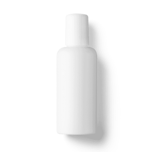 Small White Lid Plastic Bottle Mockup