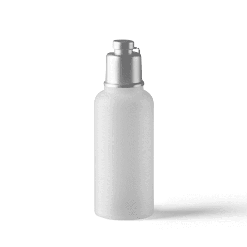 Silver Lid Plastic Bottle Mockup