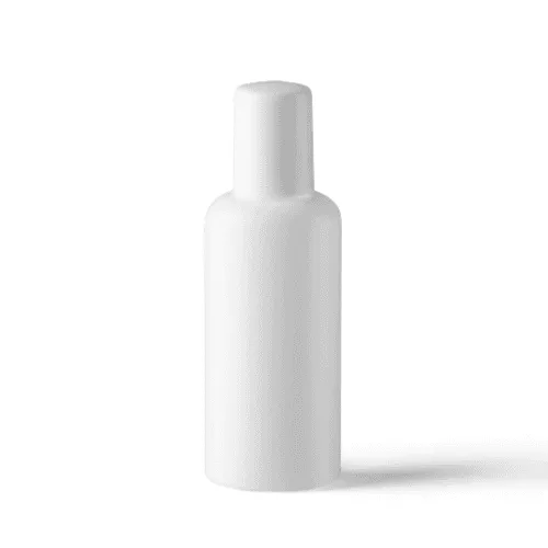 Full White Plastic Bottle Mockup