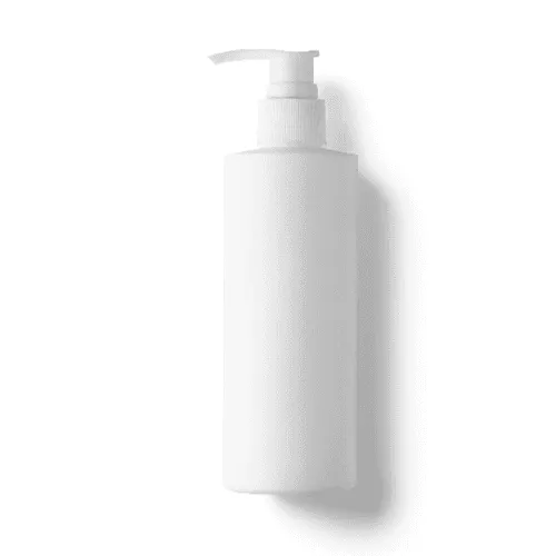 All White Pump Bottle Mockup