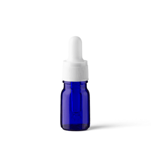 Blue Dropper Bottle Mockup
