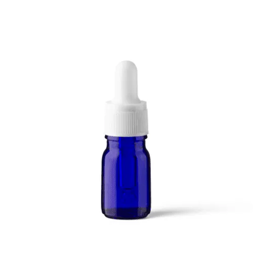 Blue Dropper Bottle Mockup