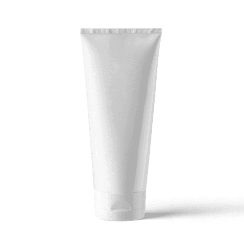 Cream Tube Mockup White
