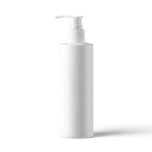 Round Pump Bottle Mockup Front View
