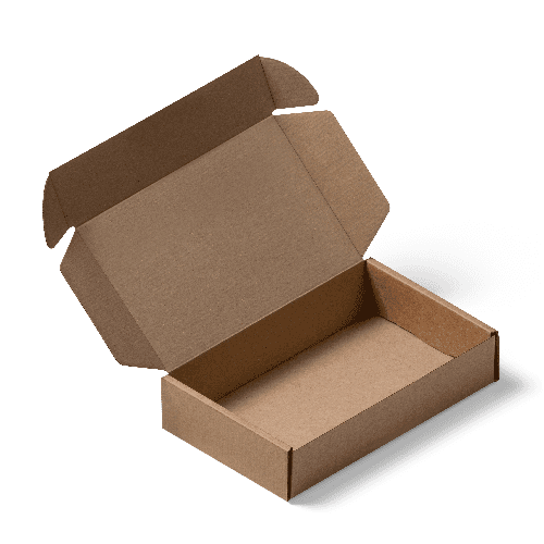 Kraft Open Mailer Box Mockup