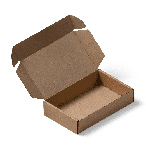 Kraft Open Mailer Box Mockup