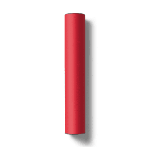 Red Paper Tube Mockup