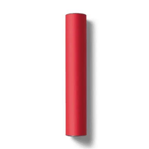 Red Paper Tube Mockup