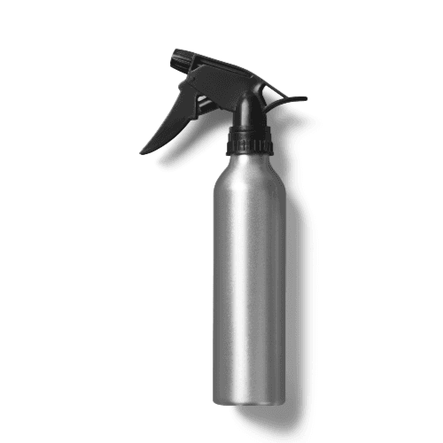 Metal Spray Bottle Mockup Side View