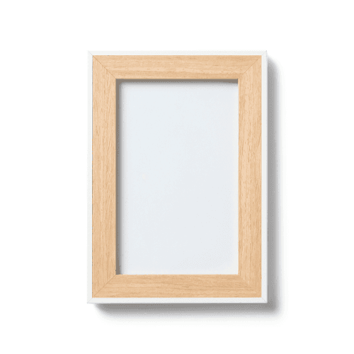 Wooden Photo Frame Mockup (5x7)