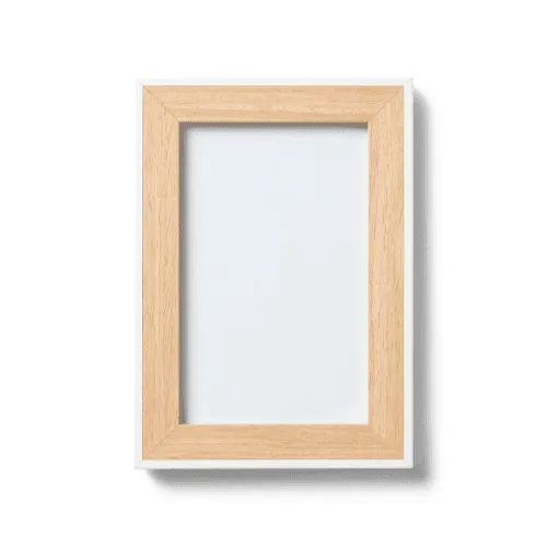 Wooden Photo Frame Mockup (5x7)