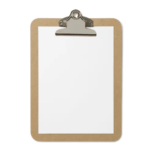 Clipboard  Cardboard Mockup