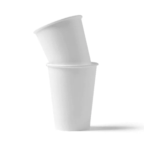 Paper Cups Mockup in Paper Cup